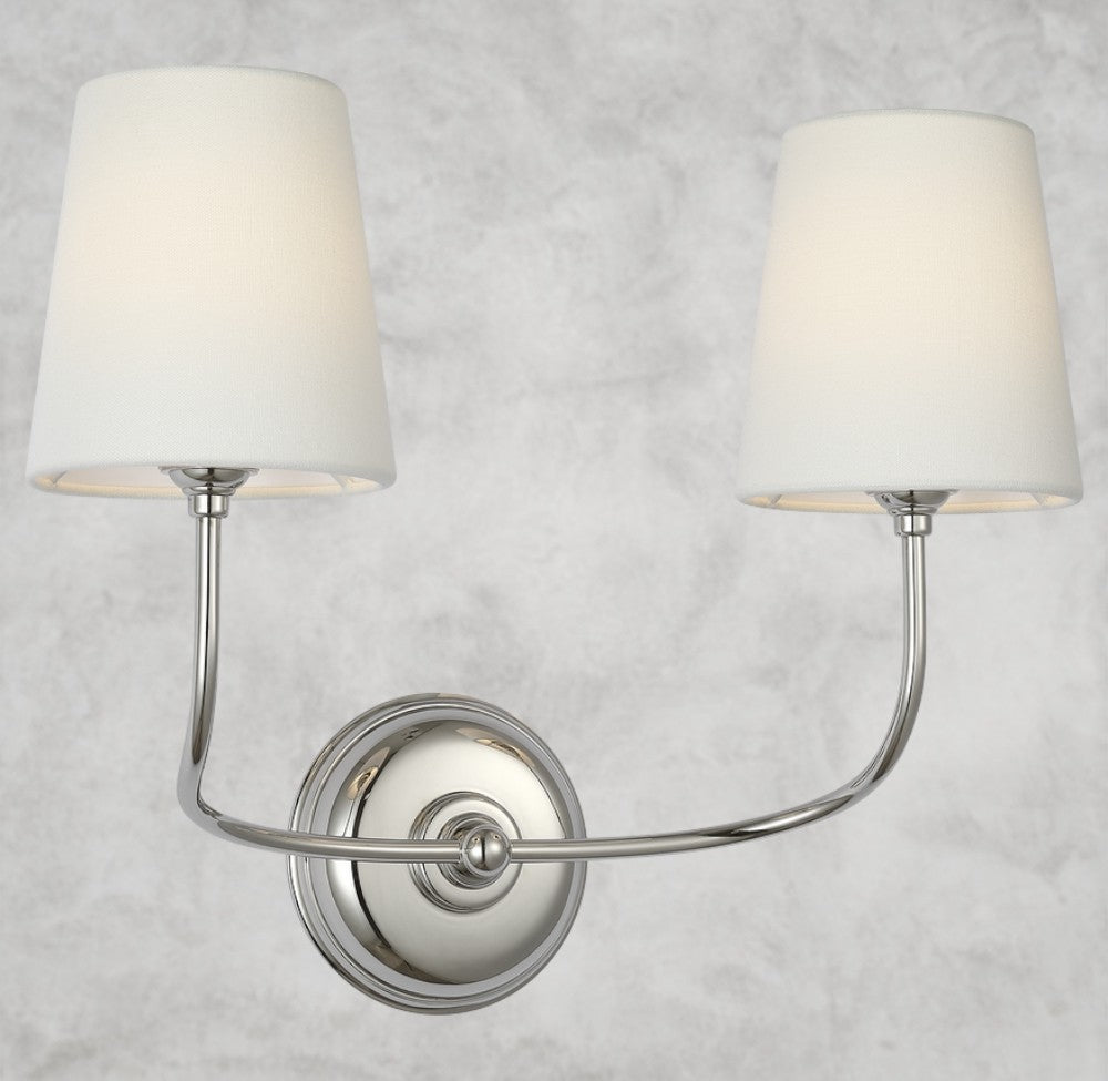 Vendome 16" Cordless Double Sconce